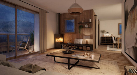 Programme immobilier neuf Inspiration - Huez : Appartements T2–T5 avec terrasses, parking sécurisé et proximité quartier du Vieil Alpes (38750) - Référence : 14788