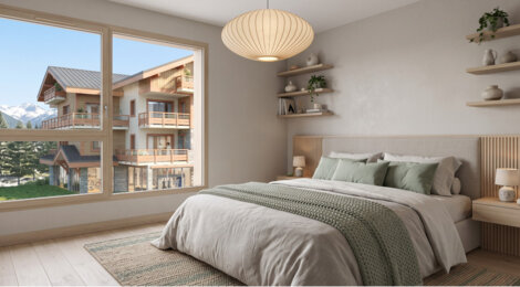 Programme immobilier neuf Inspiration - Huez : Appartements T2–T5 avec terrasses, parking sécurisé et proximité quartier du Vieil Alpes (38750) - Référence : 14788