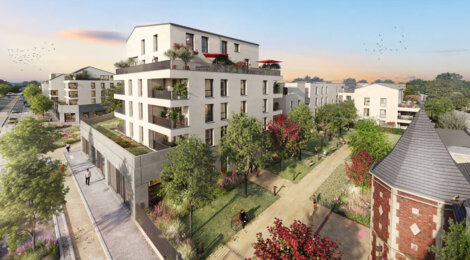 Programme immobilier neuf LES PROMENADES DE JEANNE - Ifs à proximité immédiate de Caen (14123) - Référence : 14466