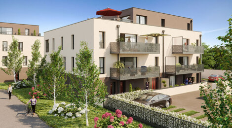 Programme immobilier neuf Mélisande - Ifs : appartements neufs du 2 au 4 pièces en cœur de bourg (14123) - Référence : 14458
