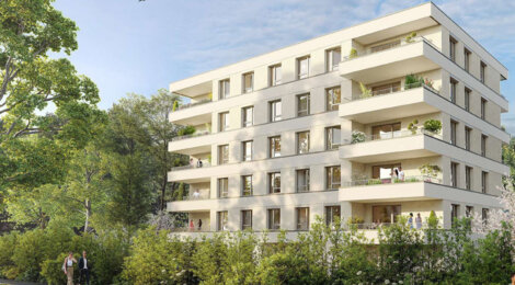 Programme immobilier neuf RIVAGE - Illkirch-Graffenstaden appartements proches canal et tram (67400) - Référence : 17629