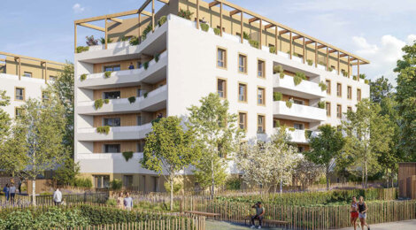 Programme immobilier neuf LOrée du Parc - Illkirch-Graffenstaden au bord du canal à proximité Strasbourg (67400) - Référence : 15943