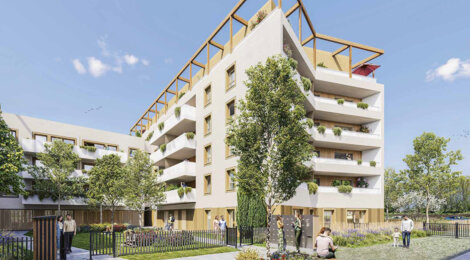 Programme immobilier neuf LOrée du Parc - Illkirch-Graffenstaden au bord du canal à proximité Strasbourg (67400) - Référence : 15943