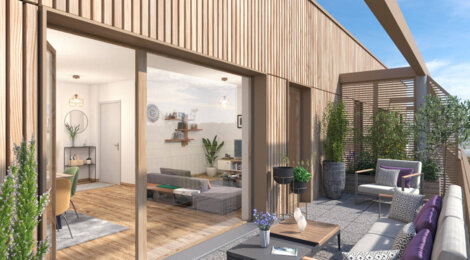 Programme immobilier neuf L'HELIONE - Illkirch-Graffenstaden l’écoquartier Prairies du Canal proche de Strasbourg (67400) - Référence : 10925
