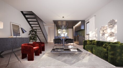 Programme immobilier neuf LES ALLEES DE KLIMT II - Illzach : Appartements T2–T5 et maisons avec terrasses, garage à vélos et chauffage au sol à 4 min du centre de Mulhouse (68110) - Référence : 6544