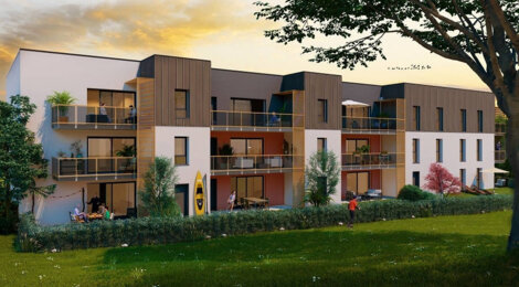 Programme immobilier neuf Les Terrasses de la Rive - Inzinzac-Lochrist proche du centre-ville (56650) - Référence : 12628