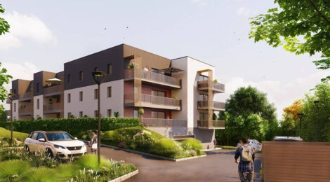 Programme immobilier neuf Les Terrasses de la Rive - Inzinzac-Lochrist proche du centre-ville (56650) - Référence : 12628