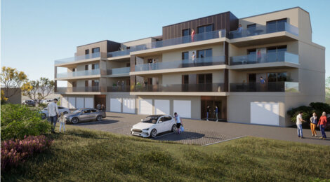 Programme immobilier neuf LA COULEE VERTE - RESIDENCE LA RIVIERA - Is-sur-Tille  à deux pas de la gare (21120) - Référence : 10805