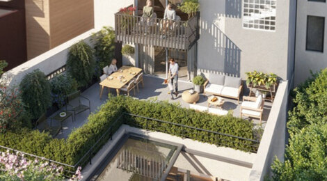 Programme immobilier neuf RIVE SAINT GERMAIN - Issy-les-Moulineaux à deux pas du RER C et du tram T2 (92130) - Référence : 16580