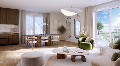 Programme immobilier neuf PERLE D'ISSY - Issy-les-Moulineaux, appartements avec extérieur aux portes de Paris (92130) - Référence : 17535