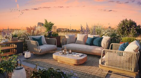 Programme immobilier neuf NUANCES -  Issy-les-Moulineaux : maisons et appartements neufs du 1 au 6 pièces à 7 min du métro 12 (92130) - Référence : 16935