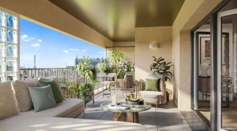 Programme immobilier neuf NUANCES -  Issy-les-Moulineaux : maisons et appartements neufs du 1 au 6 pièces à 7 min du métro 12 (92130) - Référence : 16935