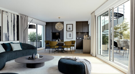 Programme immobilier neuf L'Aparté - Issy-les-Moulineaux proche tramway T2 (92130) - Référence : 18175