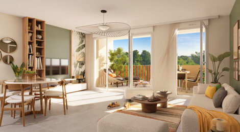 Programme immobilier neuf COEUR PINEDE - Istres au centre d’un espace boisé classé (13800) - Référence : 16761