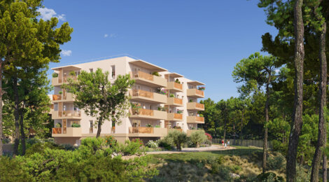 Programme immobilier neuf COEUR PINEDE - Istres au centre d’un espace boisé classé (13800) - Référence : 16761