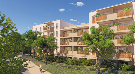 Programme immobilier neuf COEUR PINEDE - Istres au centre d’un espace boisé classé (13800) - Référence : 16761