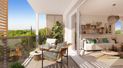 Programme immobilier neuf PATIO MOSAIK - Istres cadre résidentiel à proximité des plages (13800) - Référence : 16760