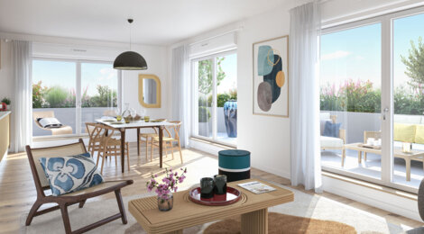 Programme immobilier neuf AVENUE DE L'INDUSTRIE -  Ivry-sur-Seine : appartements neufs du studio au 6 pièces en bords de Seine (94200) - Référence : 18022