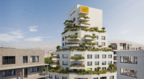 Programme immobilier neuf AVENUE DE L'INDUSTRIE -  Ivry-sur-Seine : appartements neufs du studio au 6 pièces en bords de Seine (94200) - Référence : 18022