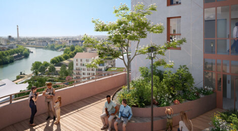 Programme immobilier neuf RIVES DE SEINE - Ivry-sur-Seine et ses appartements neufs à deux pas du RER C (94200) - Référence : 14817