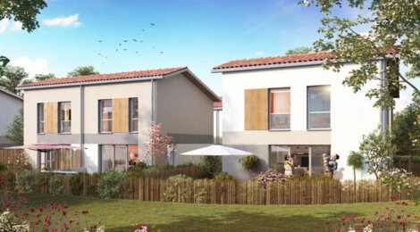Programme immobilier neuf DOLCE VILLA - Izon : Maisons T2–T3 avec jardins, terrasses et sécurité à 500 mètres de la mairie (33450) - Référence : 4695