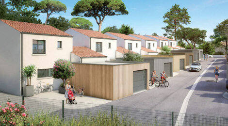 Programme immobilier neuf Quai des Mariniers - Jard sur Mer villas proches port et plage cadre résidentiel (85520) - Référence : 17220
