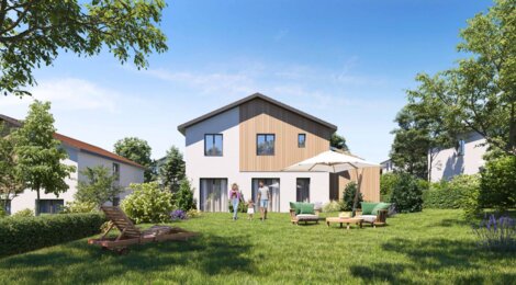 Programme immobilier neuf Le Hameau de Matthieu - Jarrie : appartements et maisons neuves à 15 min de Grenoble (38560) - Référence : 11225