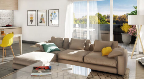 Programme immobilier neuf RIVE GAUCHE - Jassans-Riottier : appartements neufs du studio au 4 pièces à 30 min de Lyon (01480) - Référence : 14292