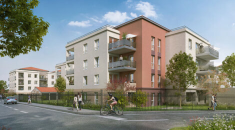 Programme immobilier neuf RIVE GAUCHE - Jassans-Riottier : appartements neufs du studio au 4 pièces à 30 min de Lyon (01480) - Référence : 14292