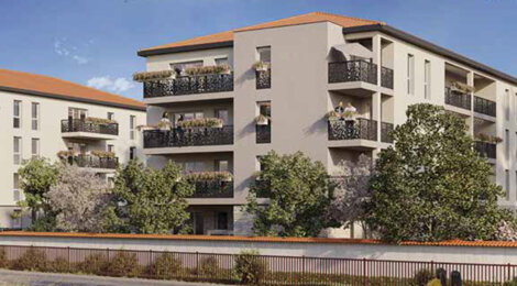 Programme immobilier neuf Le Clos des Amandiers - Jassans-Riottier quartier résidentiel à deux pas du centre et bus (01480) - Référence : 14295