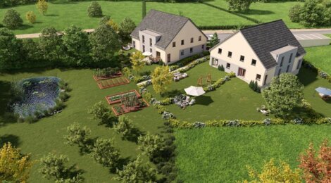 Programme immobilier neuf Les Carrés RUISS'O - Jettingen cadre naturel paisible et verdoyant (68130) - Référence : 7926
