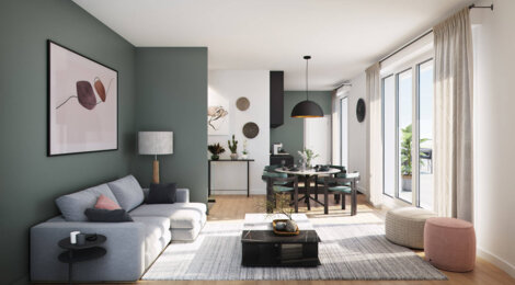 Programme immobilier neuf Haute Rive - Joinville-le-Pont : appartements neufs du studio au 5 pièces à 6 min du RER A (94340) - Référence : 14895