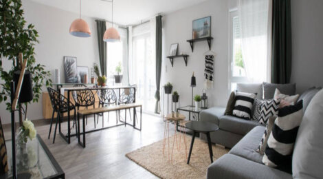 Programme immobilier neuf LES CARRES DU GOLF - Jons aux portes de Lyon : appartements T2-T4 duplex avec extérieurs privatifs (69330) - Référence : 2831