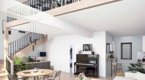 Programme immobilier neuf ORANGERIE - LE RELAIS - Jouars-Pontchartrain : maisons et appartements neufs du 2 au 4 pièces en Domaine du Château (78760) - Référence : 15314