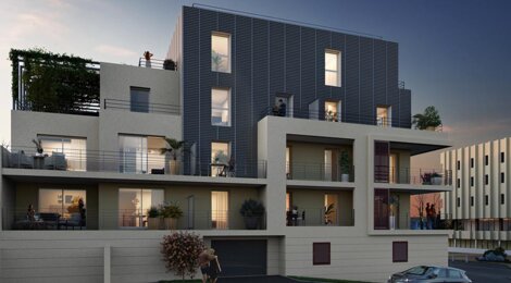 Programme immobilier neuf Coeur de Ville - Joué-lès-Tours : appartements neufs du 2 au 5 pièces proche centre et tramway (37300) - Référence : 15347