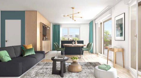 Programme immobilier neuf P.A.R.C en ville - Jouy-le-Moutier Place du Bien-être près des transports (95280) - Référence : 16768
