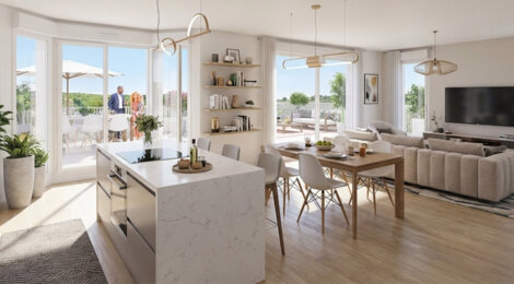 Programme immobilier neuf Les Terrasses de l’Hautil - Jouy-le-Moutier résidence neuve proche forêt de l’Hautil (95280) - Référence : 16135