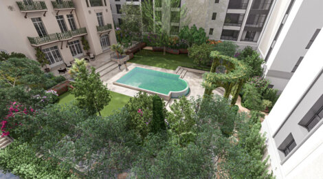 Programme immobilier neuf BEAU RIVAGE - Juan-les-Pins proche du front de mer (06600) - Référence : 14344