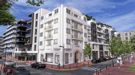 Programme immobilier neuf BEAU RIVAGE - Juan-les-Pins proche du front de mer (06600) - Référence : 14344