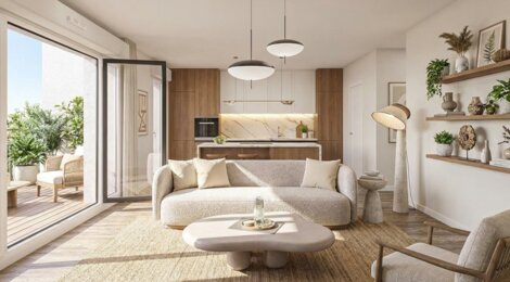 Programme immobilier neuf ESCALE SAND - Juvisy-sur-Orge à deux pas du RER D et C direction Paris (91260) - Référence : 16544