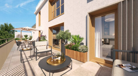 Programme immobilier neuf Les Terrasses du Saule Blanc - Juvisy Sur Orge : appartements neufs du 2 au 4 pièces proche gare RER C et D (91260) - Référence : 15422