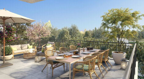 Programme immobilier neuf Place et Lumières - L'Haÿ-les-Roses : appartements neufs T2–T4 duplex à proximité du métro 14 (94240) - Référence : 15733