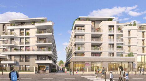 Programme immobilier neuf Place et Lumières - L'Haÿ-les-Roses : appartements neufs T2–T4 duplex à proximité du métro 14 (94240) - Référence : 15733
