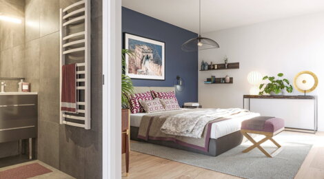 Programme immobilier neuf QUARTIER DE LA ROSERAIE - L'Hay-les-Roses : Appartements studio–T5 avec suites parentales, parking et jardins privatifs aux portes de la Roseraie (94240) - Référence : 14306