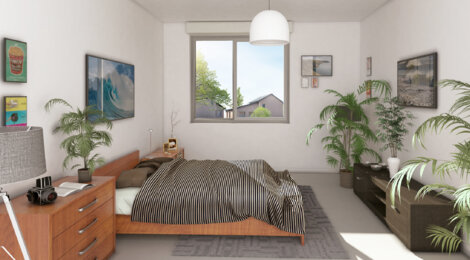 Programme immobilier neuf LE CLOS DE SAINT AVIT - L'Hermitage : Appartements T3 avec terrasses, parking et RT2012 proche du complexe sportif (35590) - Référence : 14267