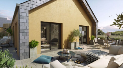 Programme immobilier neuf LA BELLE MÉTAIRIE - La-Chapelle-des-Fougeretz : appartements neufs du 2 au 4 pièces proche étang du Matelon (35520) - Référence : 15313
