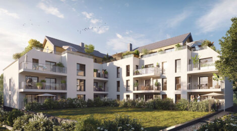 Programme immobilier neuf LA BELLE MÉTAIRIE - La-Chapelle-des-Fougeretz : appartements neufs du 2 au 4 pièces proche étang du Matelon (35520) - Référence : 15313