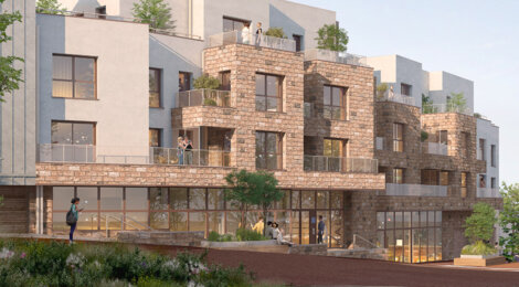 Programme immobilier neuf AMBRE - La Chapelle-des-Fougeretz cœur de ville Place Eugène Choux (35520) - Référence : 13980