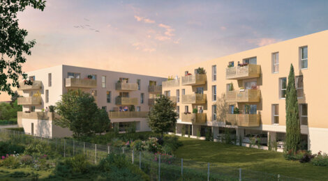 Programme immobilier neuf LES JARDINS DE CALICE - La Chapelle-Saint-Mesmin : appartements neufs T2–T3 à 15 min d’Orléans (45380) - Référence : 11049