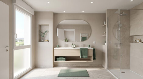 Programme immobilier neuf BOBOURG - La Chapelle-sur-Erdre : 28 appartements neufs du studio au 4 pièces en cœur de ville (44240) - Référence : 14889
